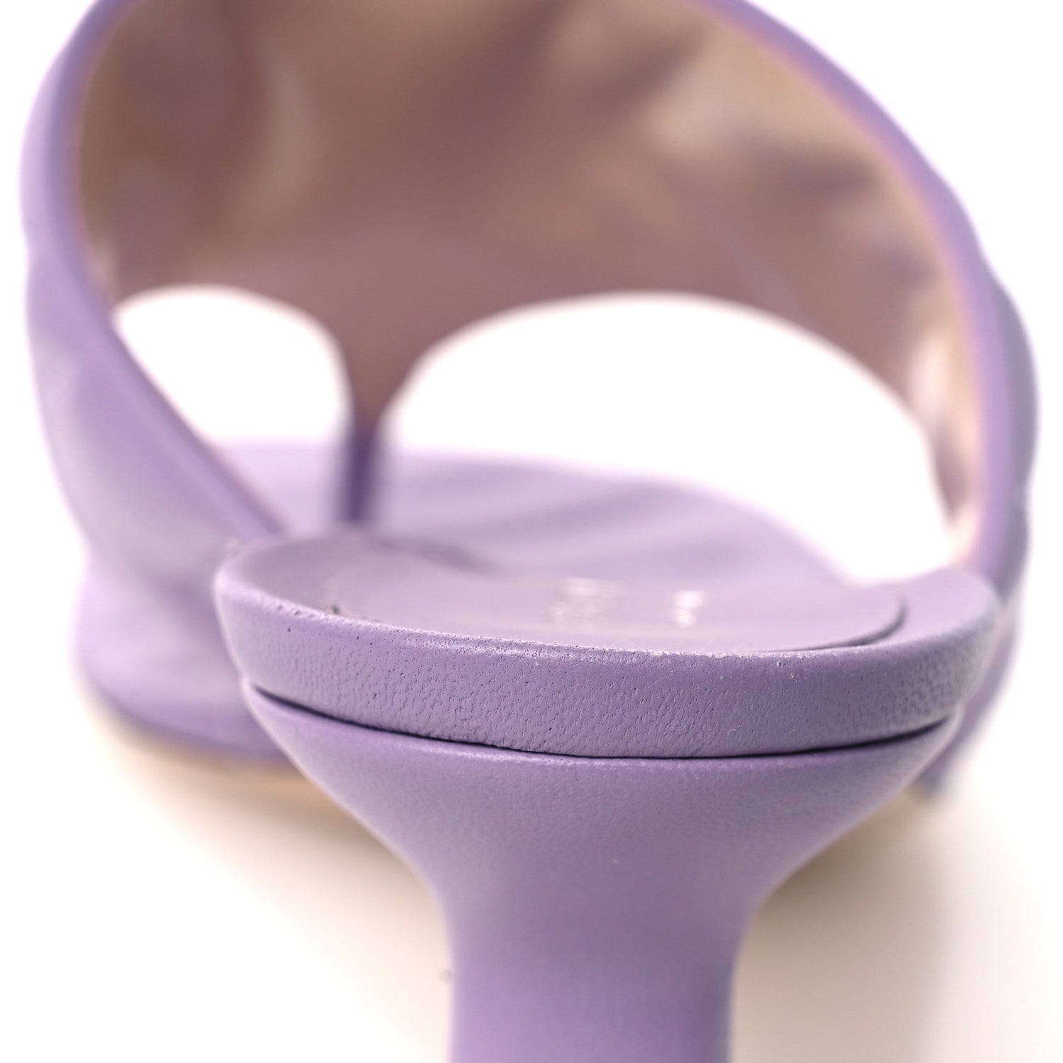 Nappa Charlotte GG Marmont 55mm Thong Sandals 38 Pale Lavander