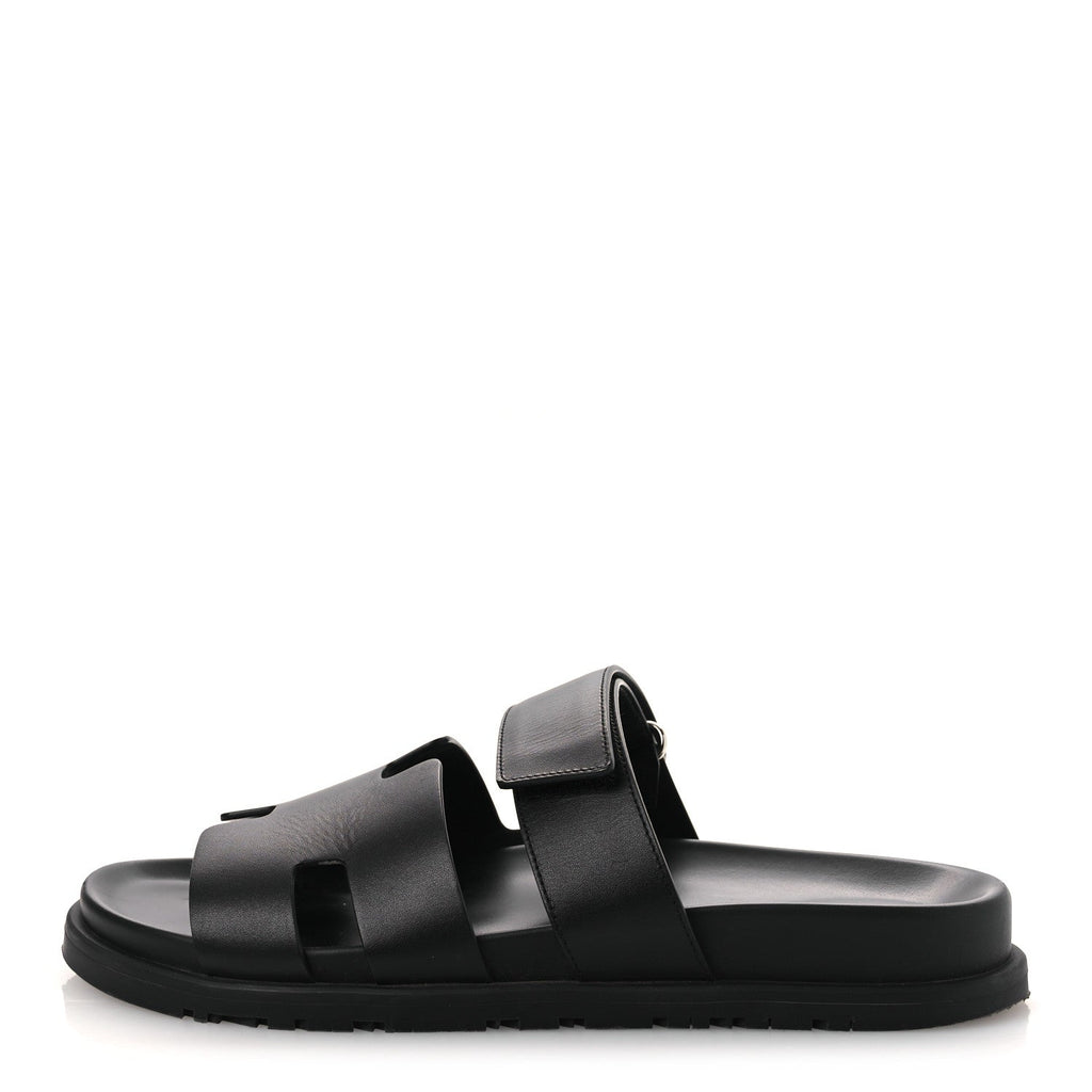 Calfskin Womens Chypre Sandals 40 Black