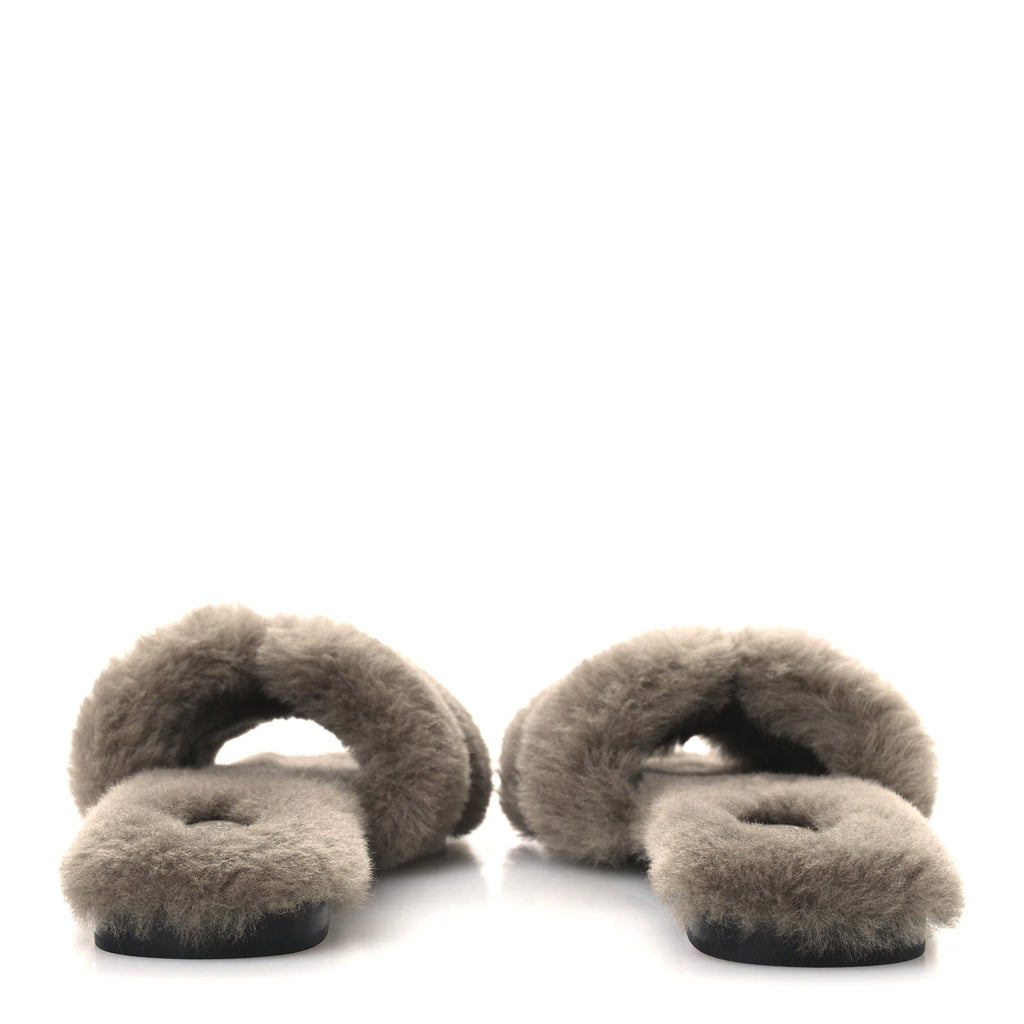 Woolskin Oran Sandals 38.5 Etoupe
