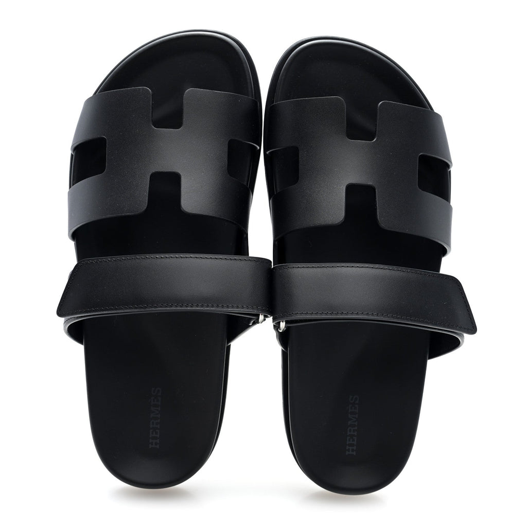 Calfskin Womens Chypre Sandals 39 Black