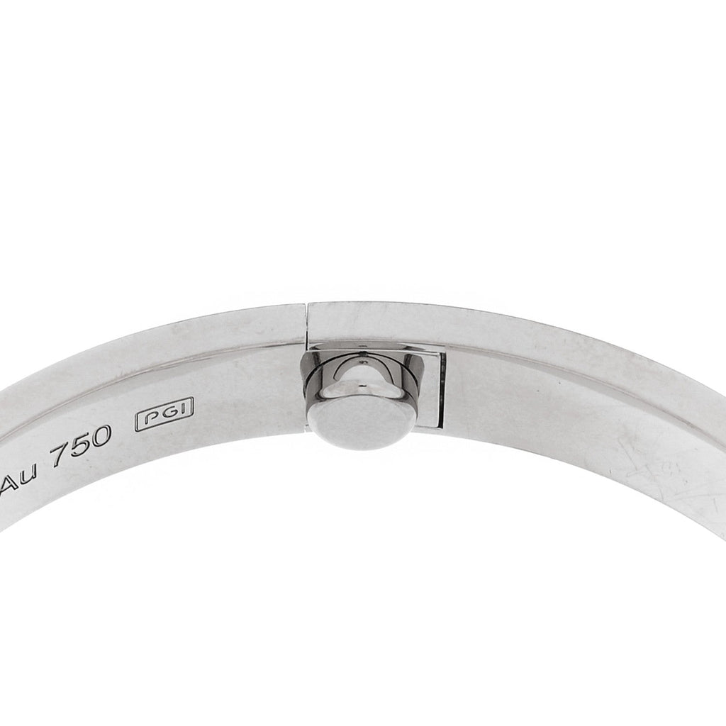 18K White Gold LOVE Bracelet 17