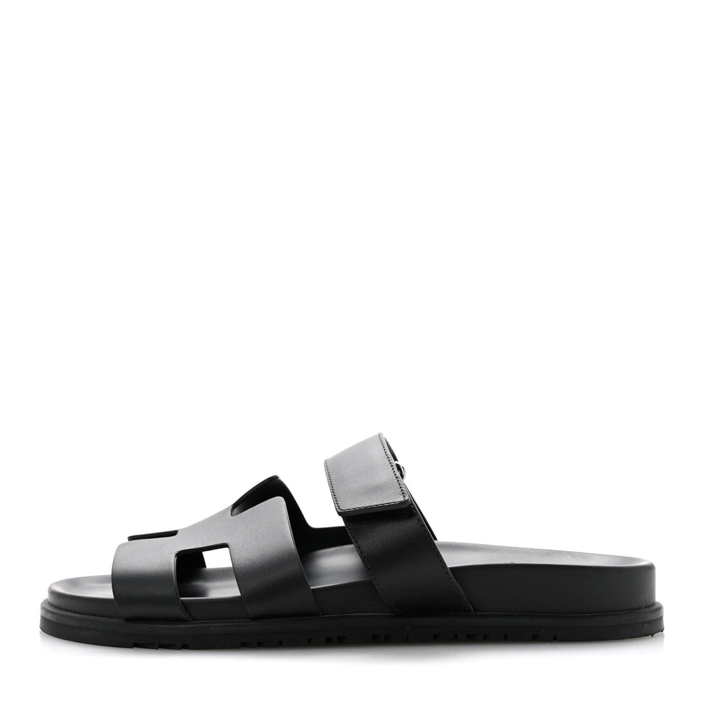 Calfskin Womens Chypre Sandals 41 Black