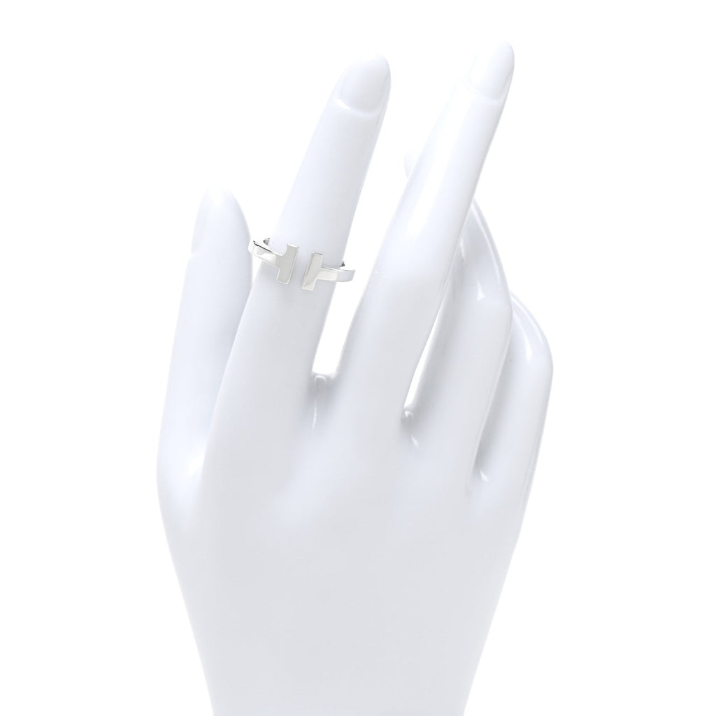 Sterling Silver T Square Ring 52 6