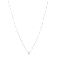 18K White Gold Diamond .23ct C De Cartier Pendant Necklace