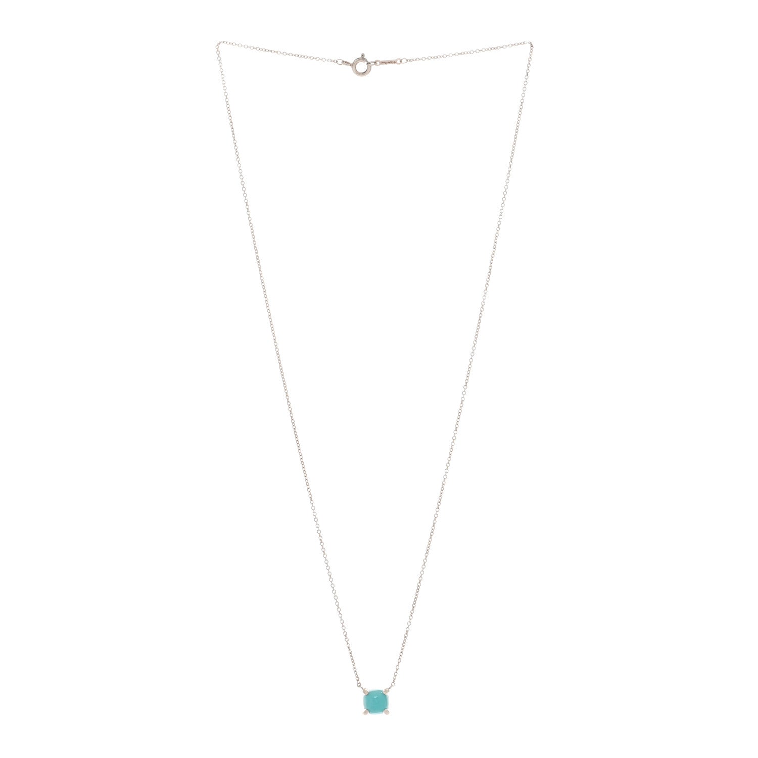 Sterling Silver Amazonite Paloma Picasso Sugar Stacks Necklace