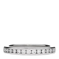 Platinum Diamond 2.5mm Half Circle Wedding Band Ring 48 4.5