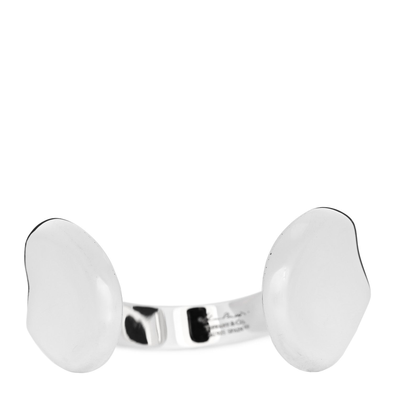 Sterling Silver Elsa Peretti Thumbprint Cuff Bracelet