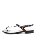 Calfskin Studded Olivia Sandals 39 Black