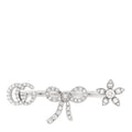 18K White Gold Diamond Flora Bow Flower Ring M