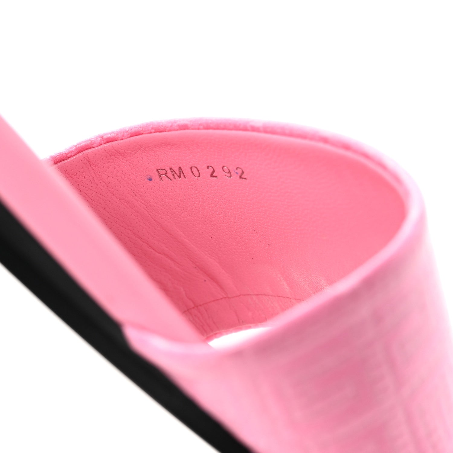 Coated Canvas Logo 4G Embossed Flat Sandals 36.5 Pink