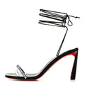 Kid Suede Condora Lacestrass 85 Sandals 37.5 Black
