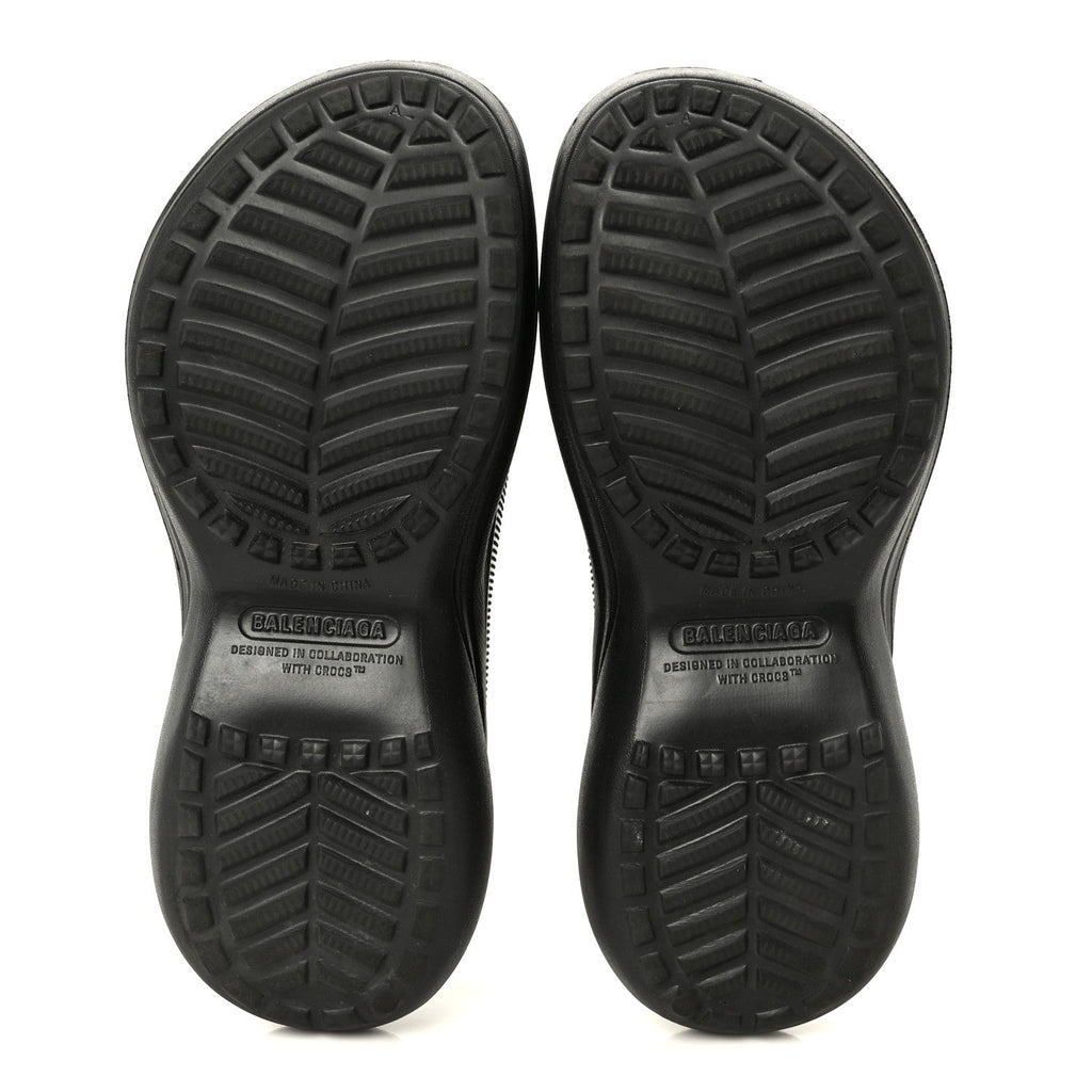 X CROCS Rubber Womens Mules 38 Black