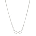 Sterling Silver Paloma Picasso Double Chain X Pendant Necklace