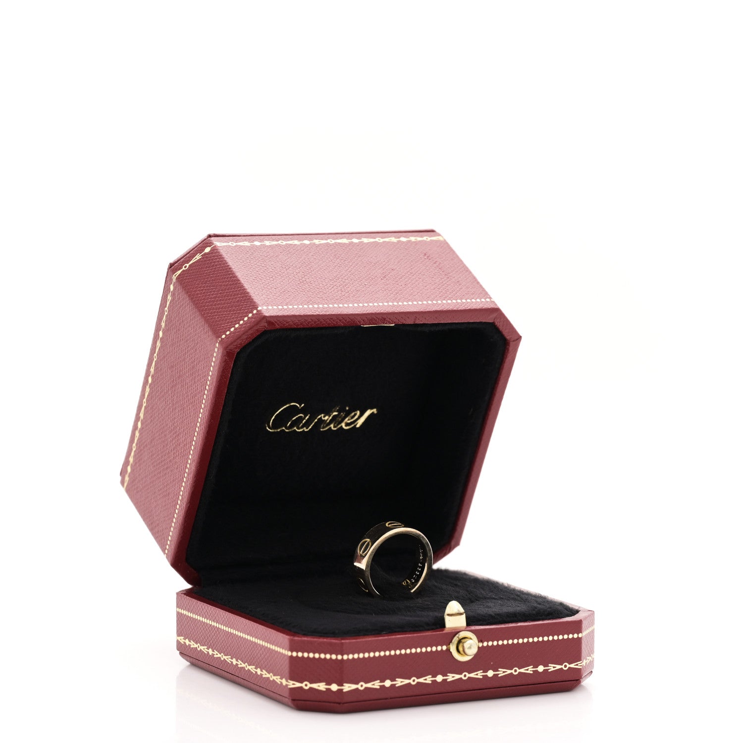 18K Yellow Gold 5.5mm LOVE Ring 46 3.75
