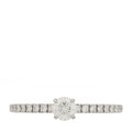Platinum Diamond .20ct Etincelle De Cartier Solitaire Engagement Ring 49 4.75