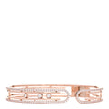 18K Rose Gold Diamond Move 10th Bangle Bracelet