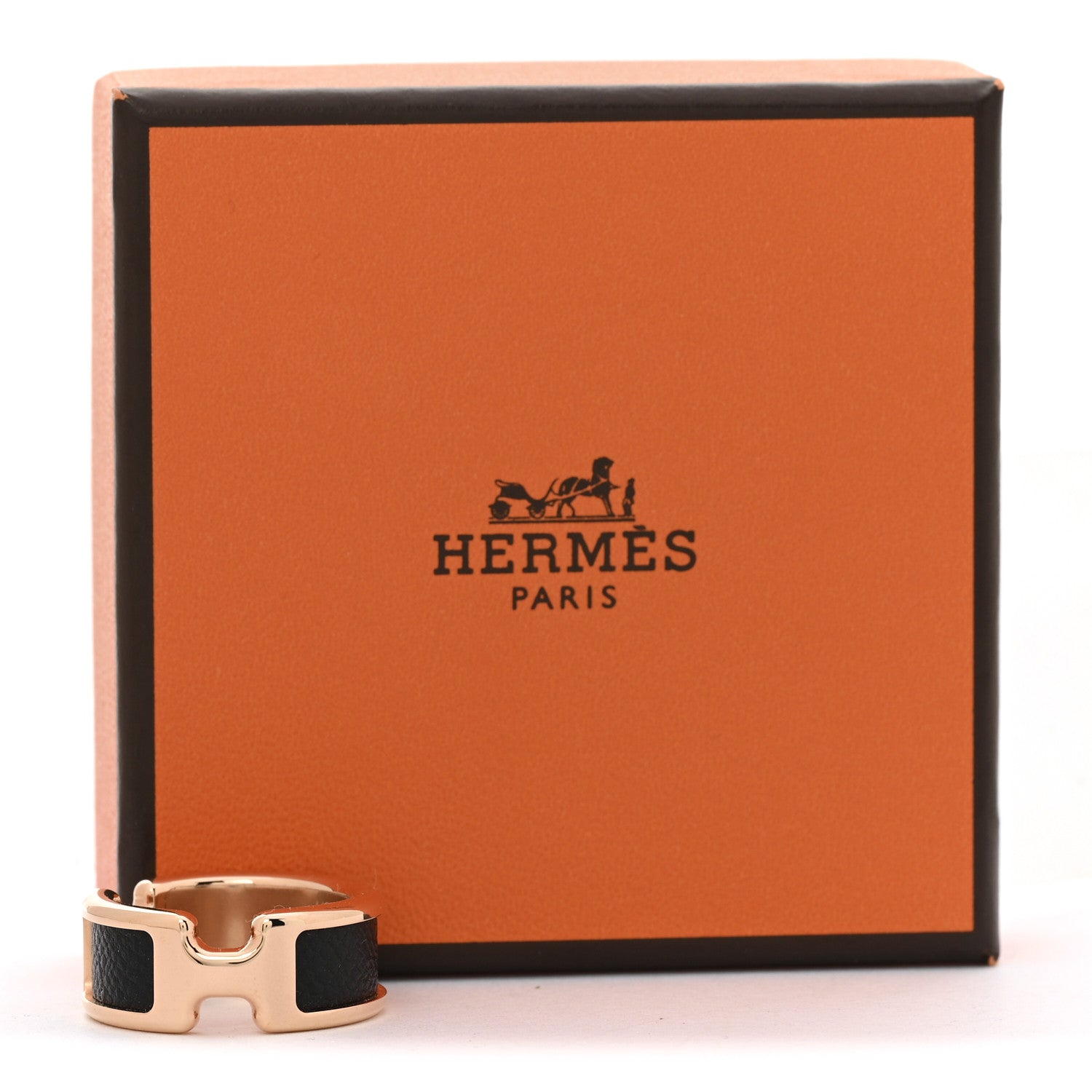 Madame Calfskin Olympe Ring M Black