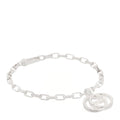 Sterling Silver Interlocking GG Bracelet