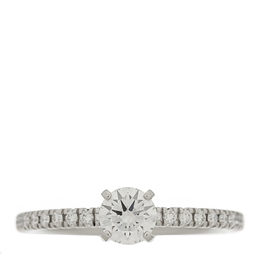 Platinum Diamond .33ct Etincelle De Cartier Solitaire Engagement Ring 48 4.5