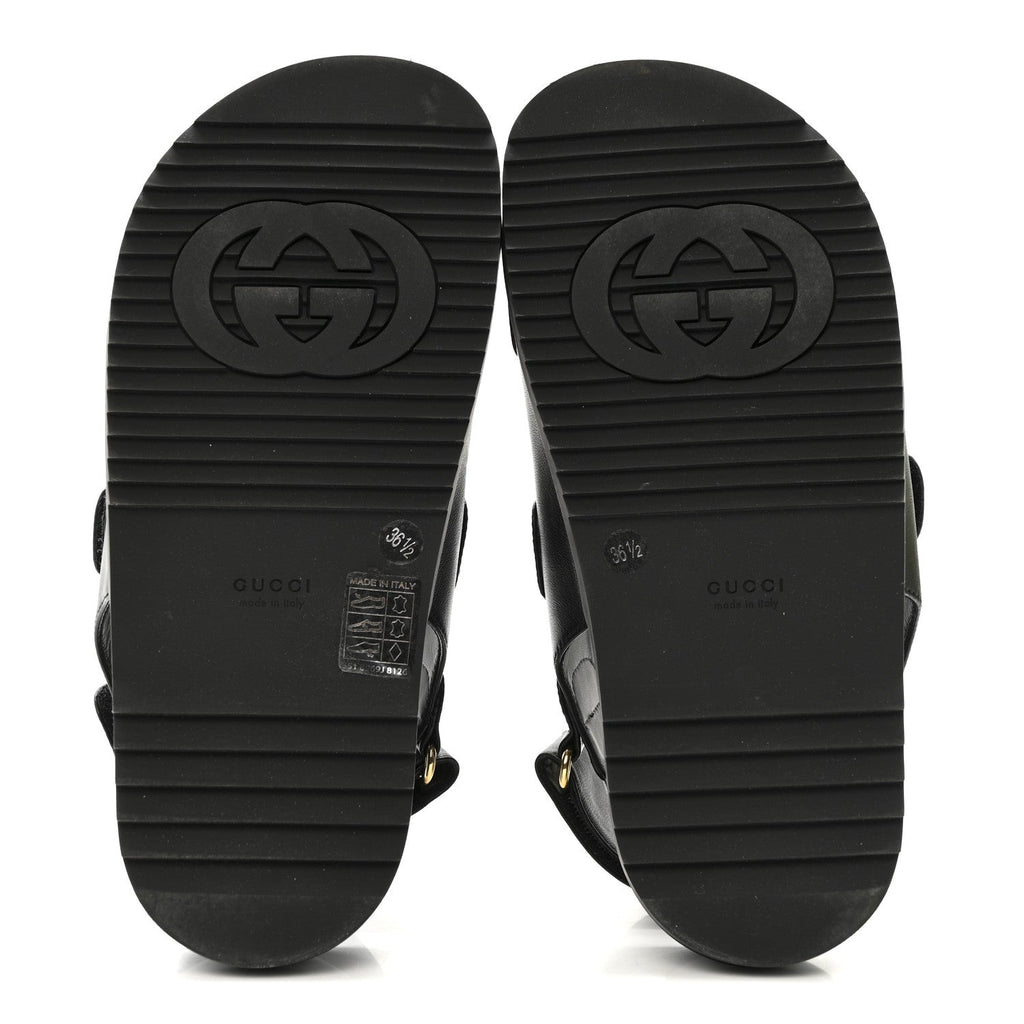 Nappa Charlotte Moritz GG Womens Dad Sandals 36.5 Black