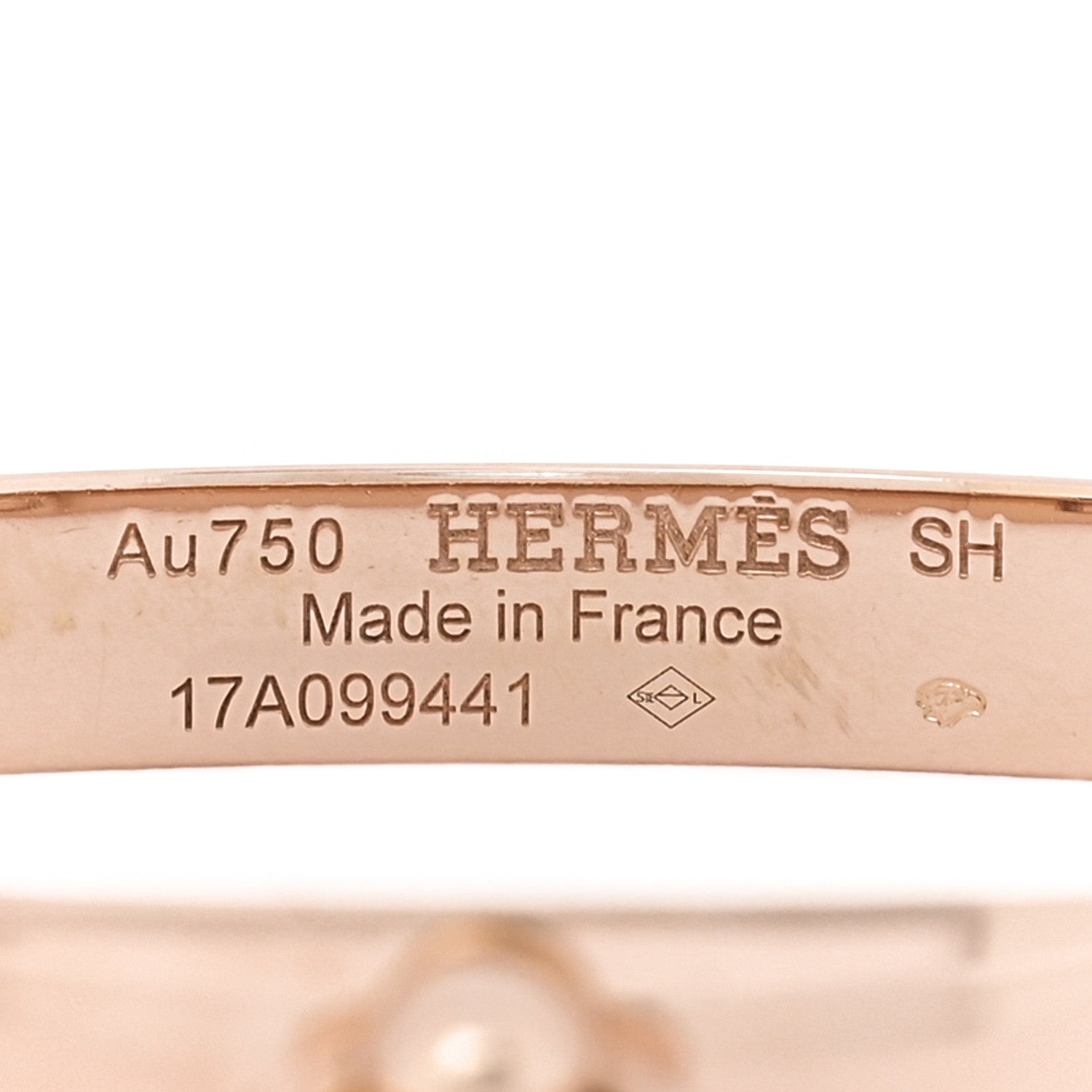 18K Rose Gold PM Collier De Chien Bracelet SH