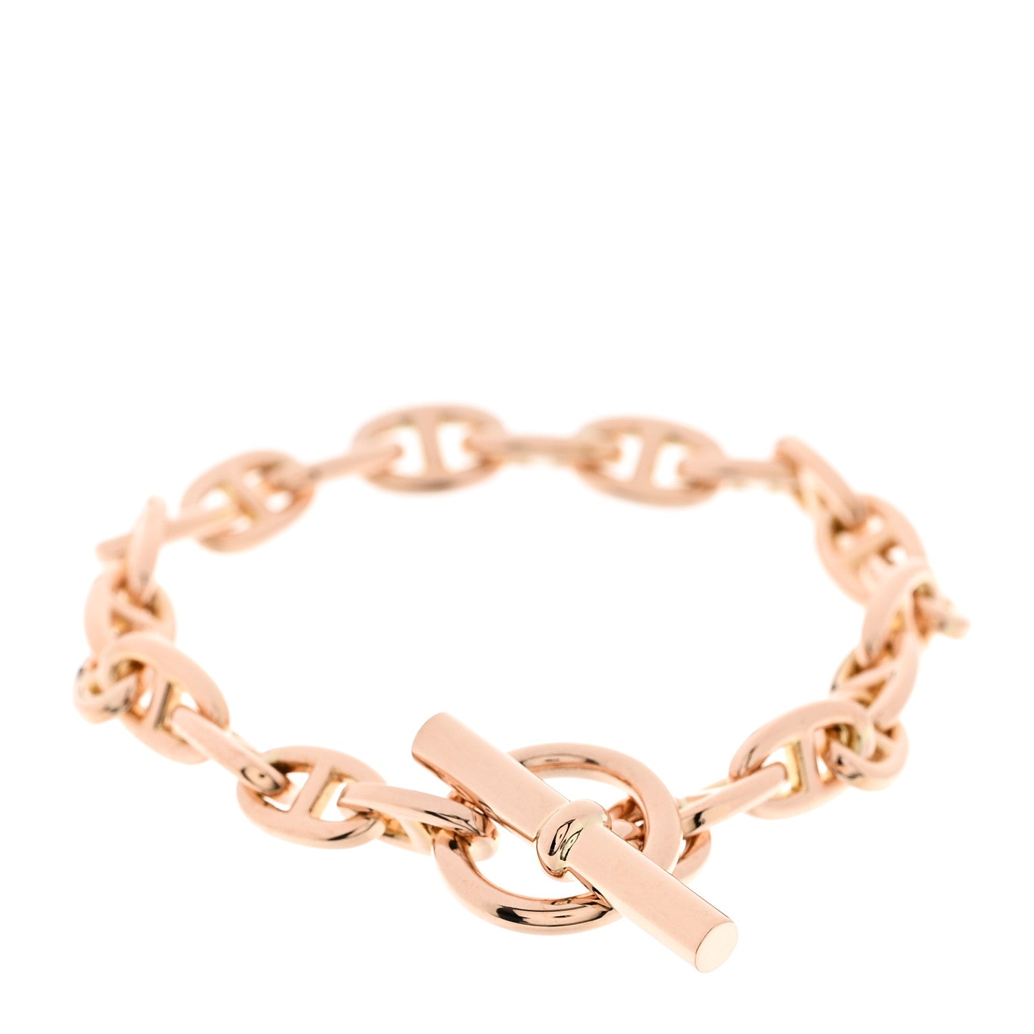 18K Rose Gold TPM Chaine d'Ancre Bracelet
