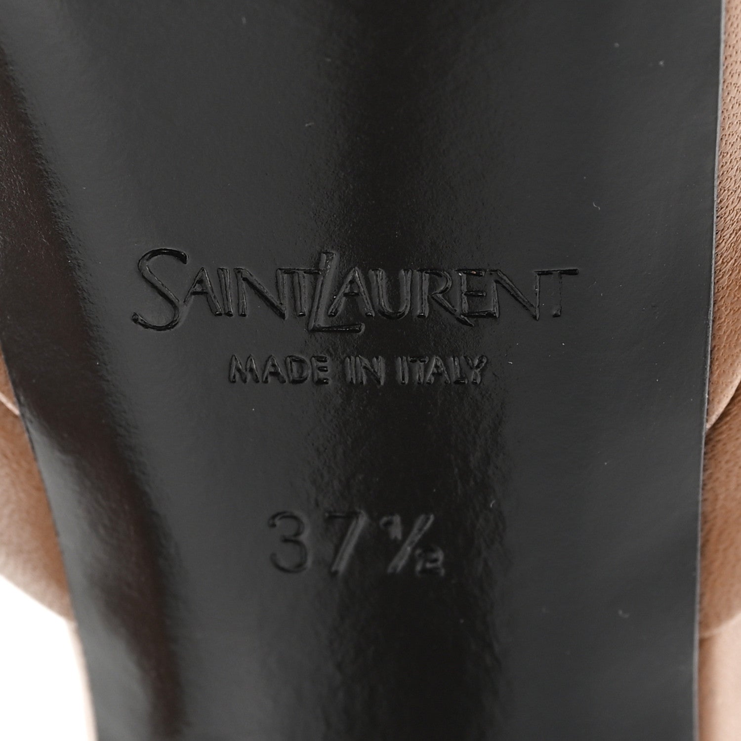 Smooth Calfskin La Scandale 110 Sandals  37.5 Dark Macademia