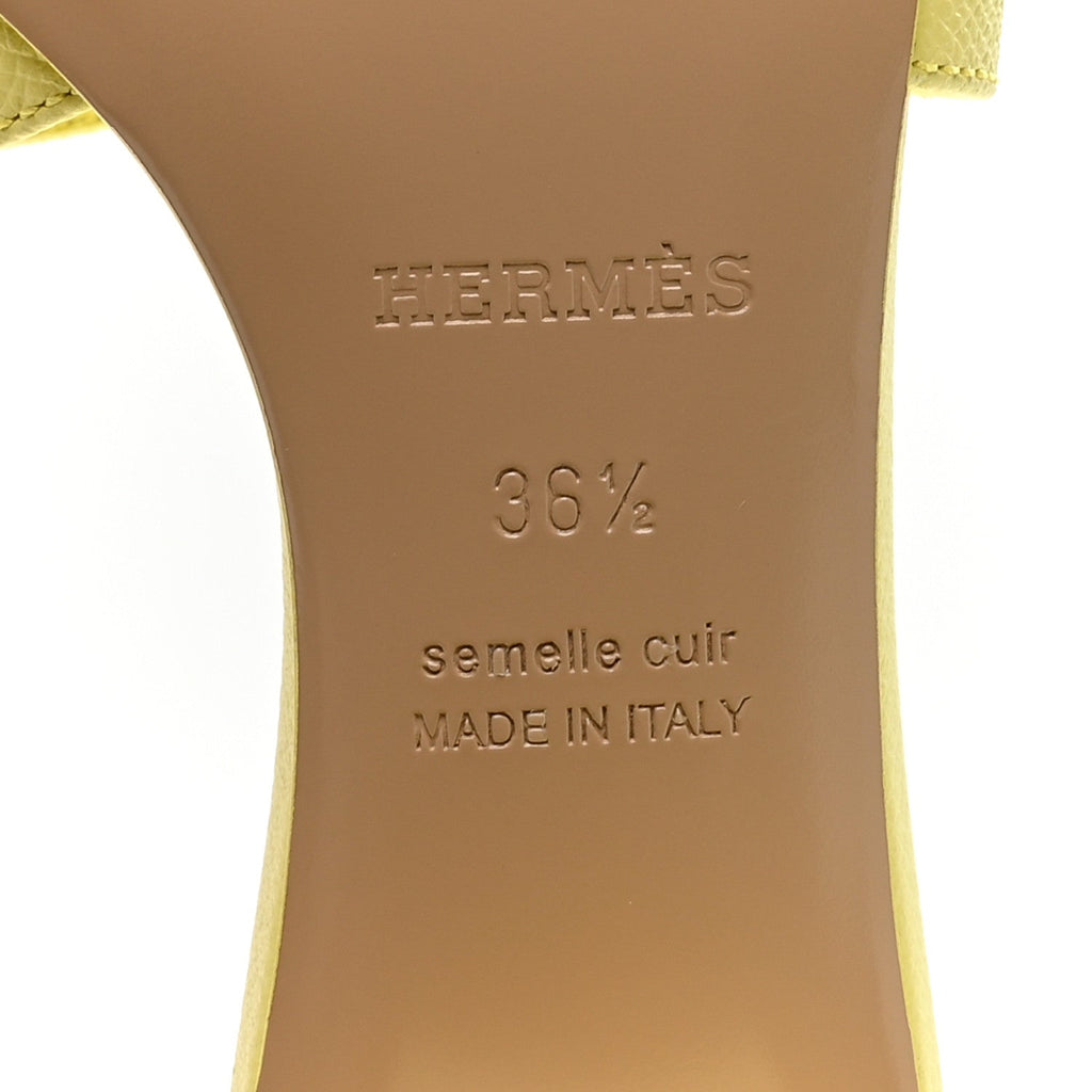 Epsom Oasis Sandals 36.5 Jaune Pollen