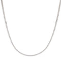 18K White Gold Diamond Finesse Link Necklace