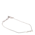 Brass Monogram Charm Bracelet Silver