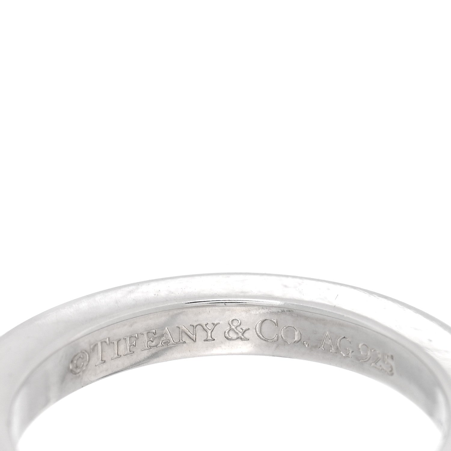 Sterling Silver T Square Ring 52 6