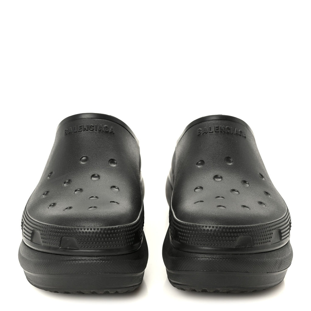 X CROCS Rubber Womens Mules 38 Black