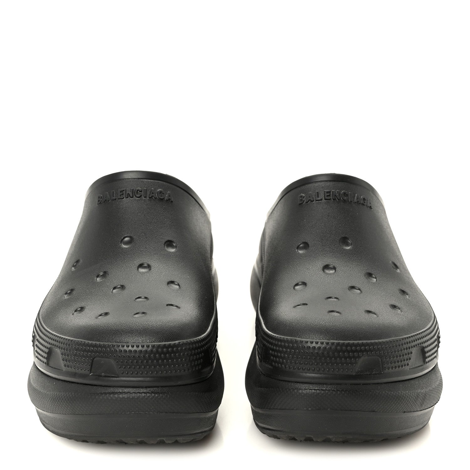X CROCS Rubber Womens Mules 38 Black