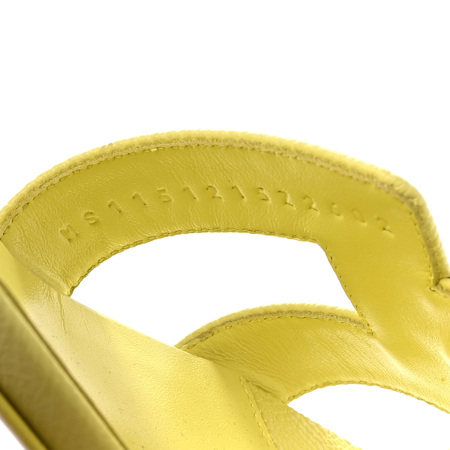 Epsom Oasis Sandals 36.5 Jaune Pollen
