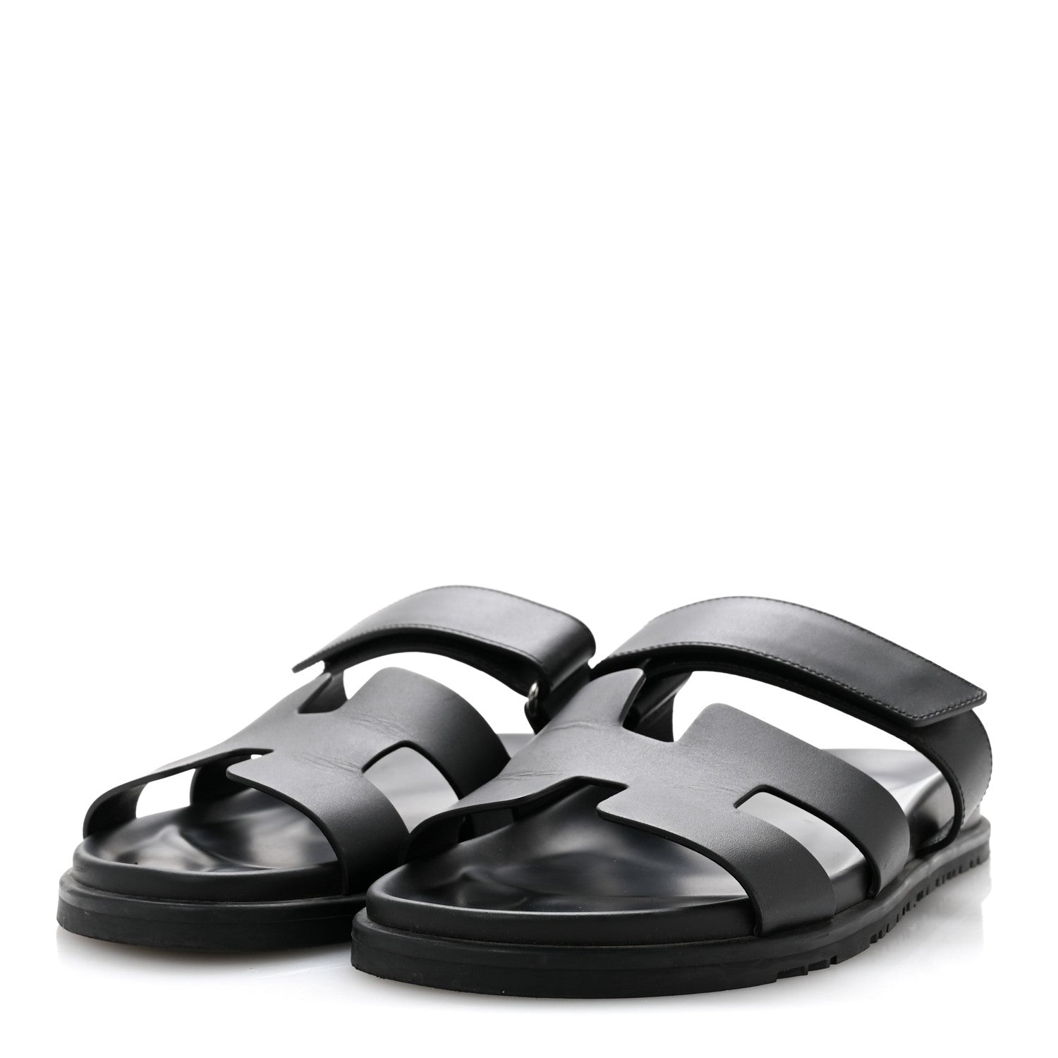 Calfskin Womens Chypre Sandals 41 Black