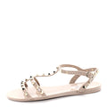 PVC Jelly Rockstud Caged Sandals 40 Poudre