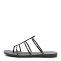 Rubber Womens Mykonos Sandals 38 Black