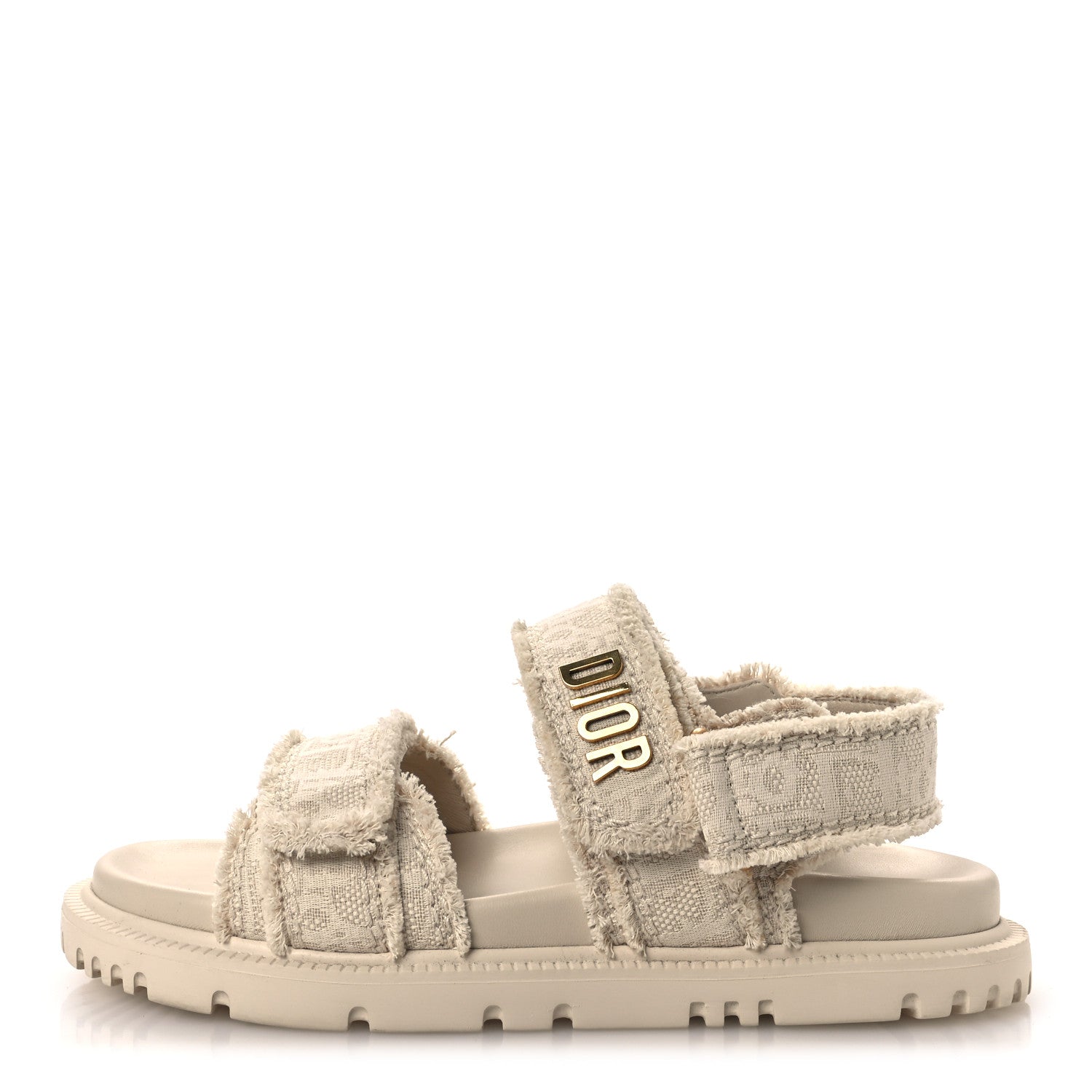 Cotton Dioract 10mm Sandals 36 Natural