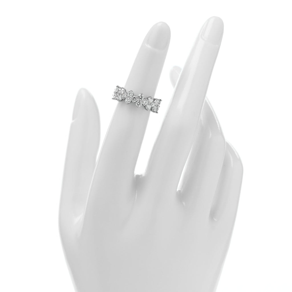Platinum Diamond Aria Band Ring 46 3.75