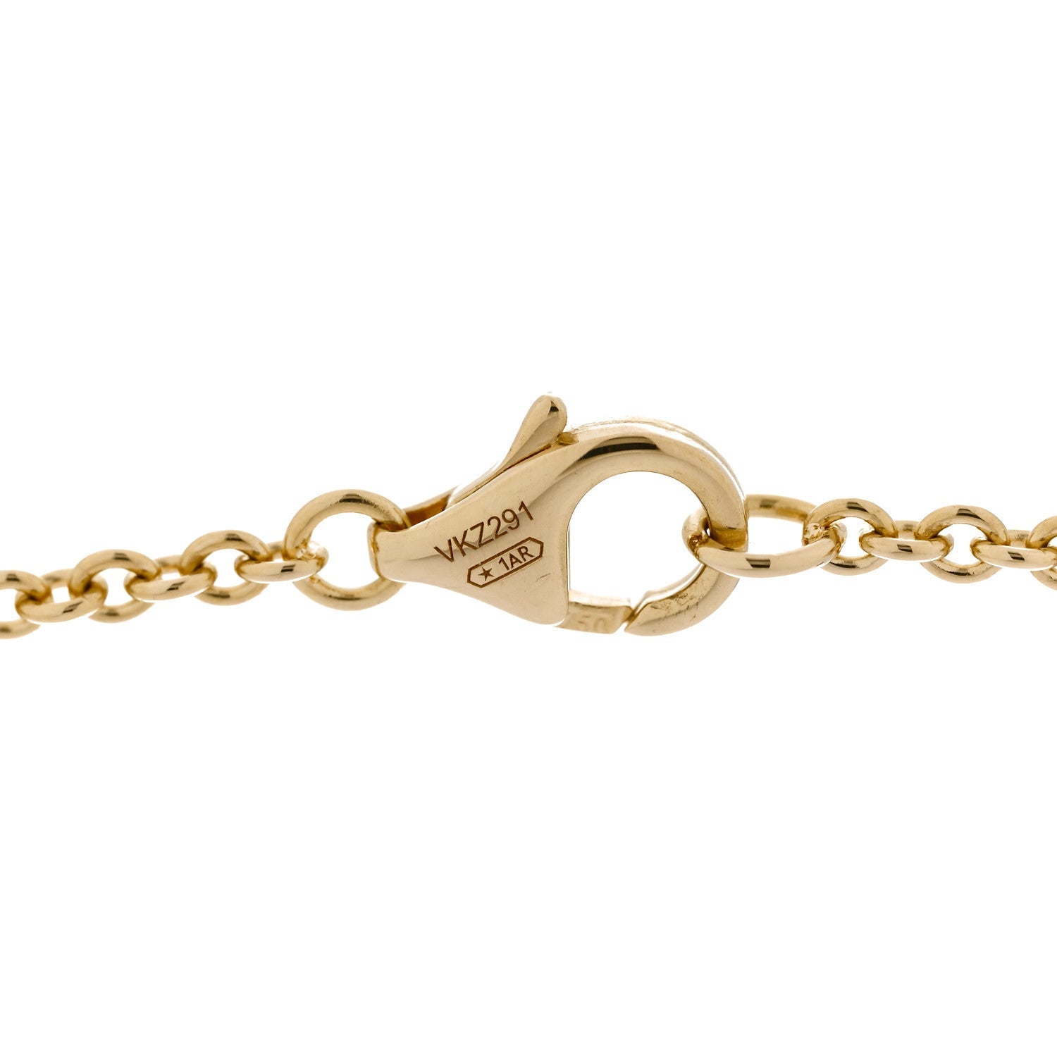 18K Yellow Gold Interlocking LOVE Necklace
