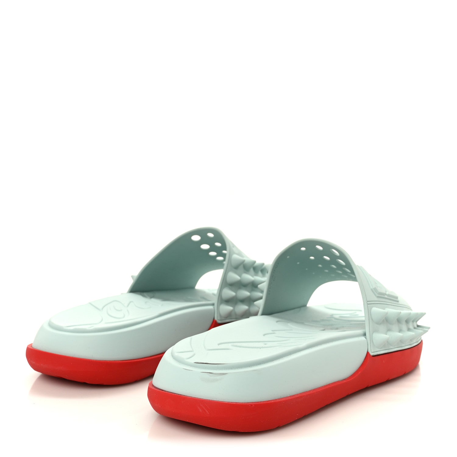 Rubber Take It Easy Flat Slide Sandals 46 Iceberg