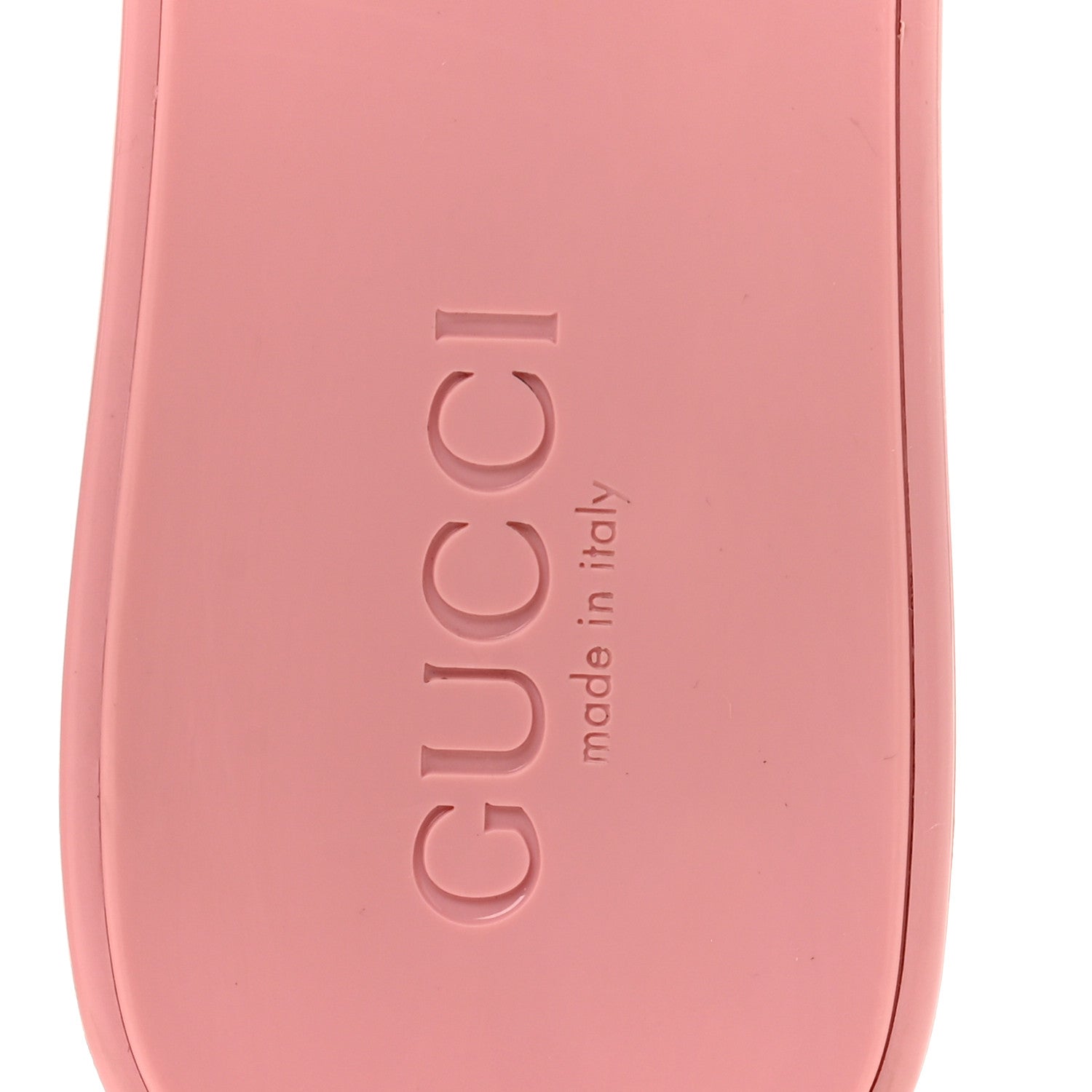 Rubber Gucci Logo Womens Platform 20/60mm Slide Sandals 38 Wild Rose