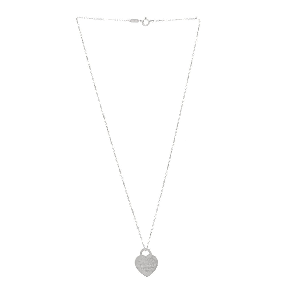 Sterling Silver Small Return To Tiffany Heart Pendant Necklace
