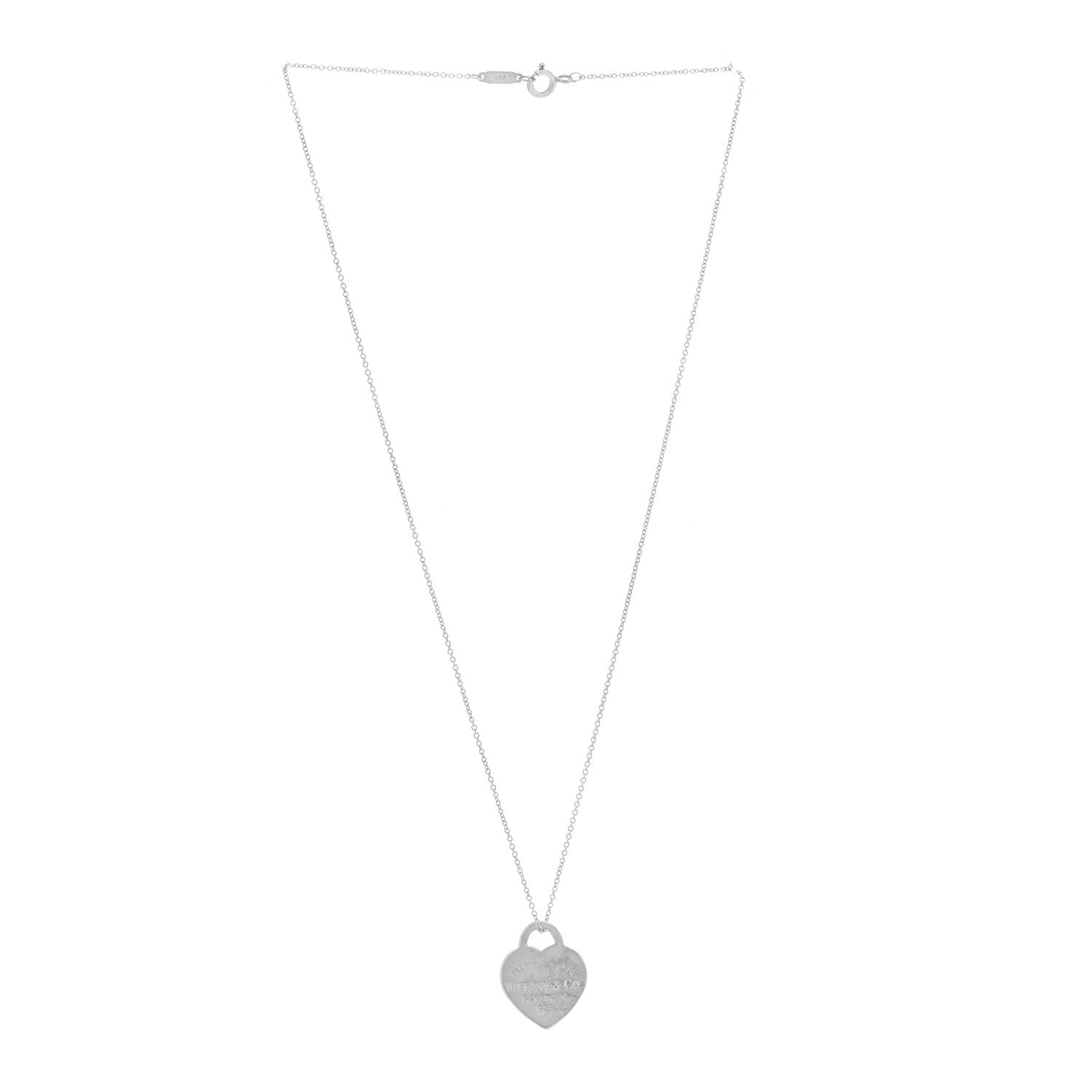 Sterling Silver Small Return To Tiffany Heart Pendant Necklace