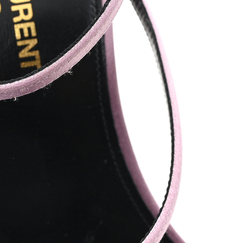 Crepe Satin Dive 110 Mule Sandals 38.5 Ancient Pink
