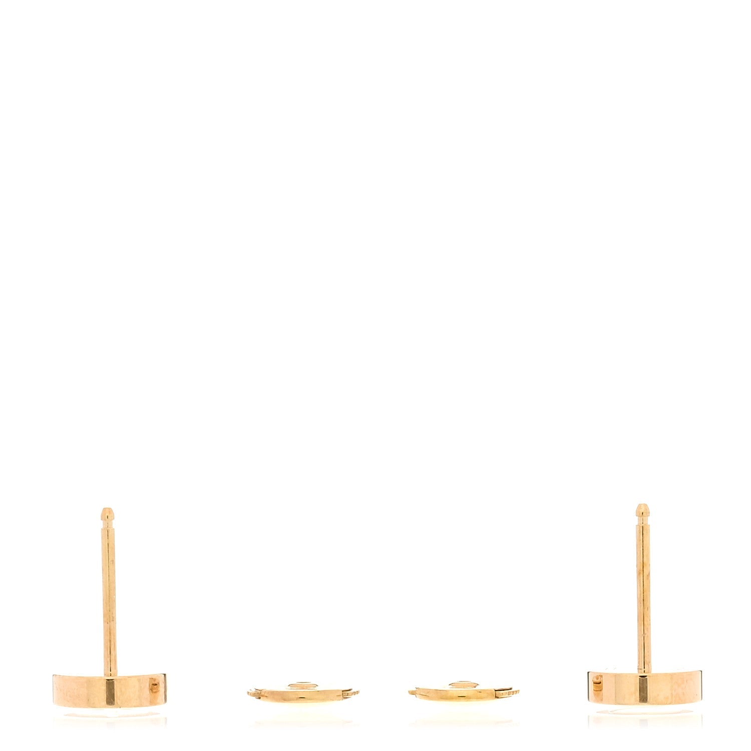 18K Yellow Gold LOVE Earrings