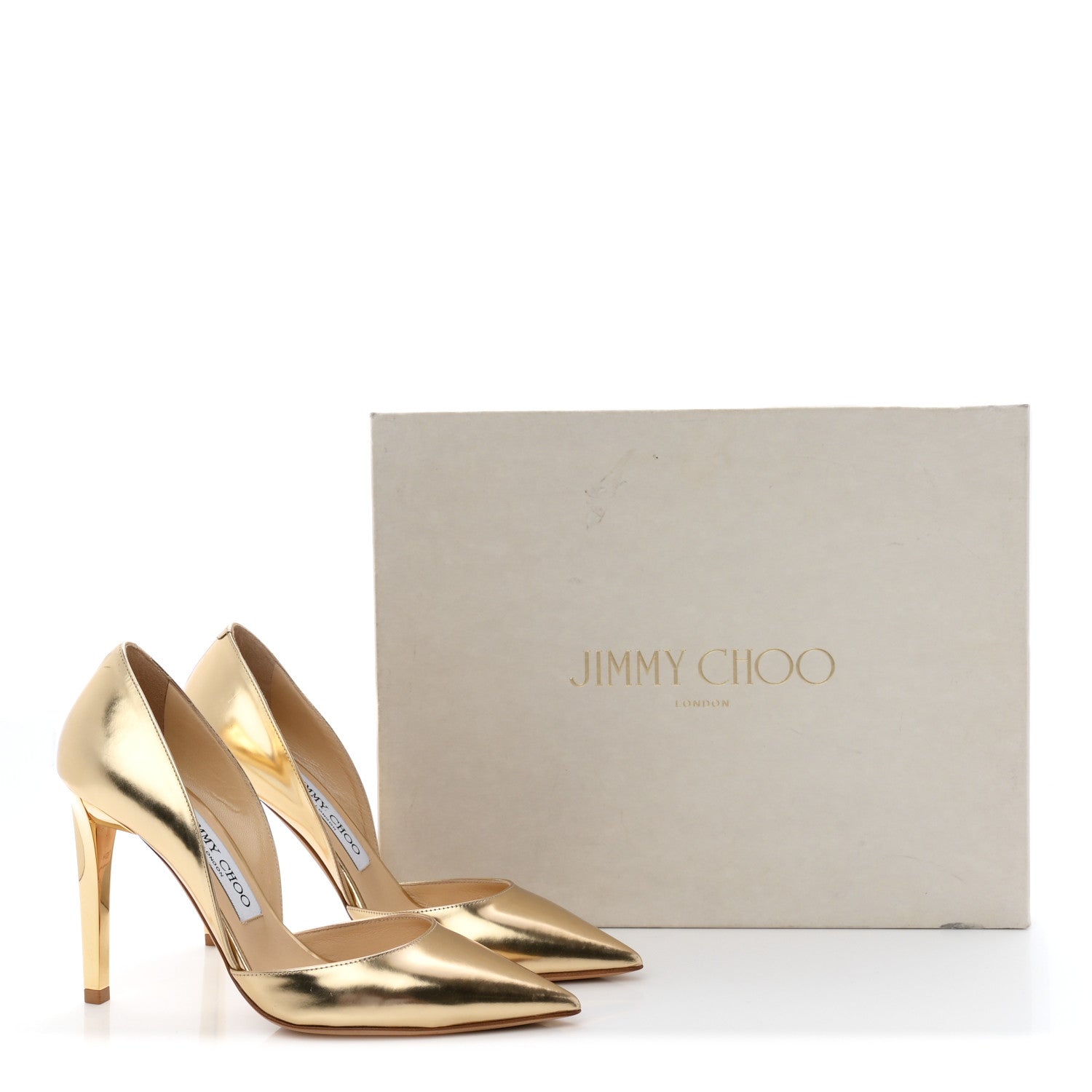 Mirror Calfskin Darylin 100 35 Gold