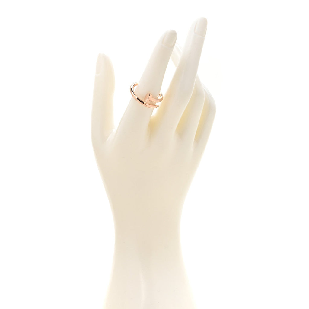 18K Pink Gold Juste Un Clou Ring 56 7.5