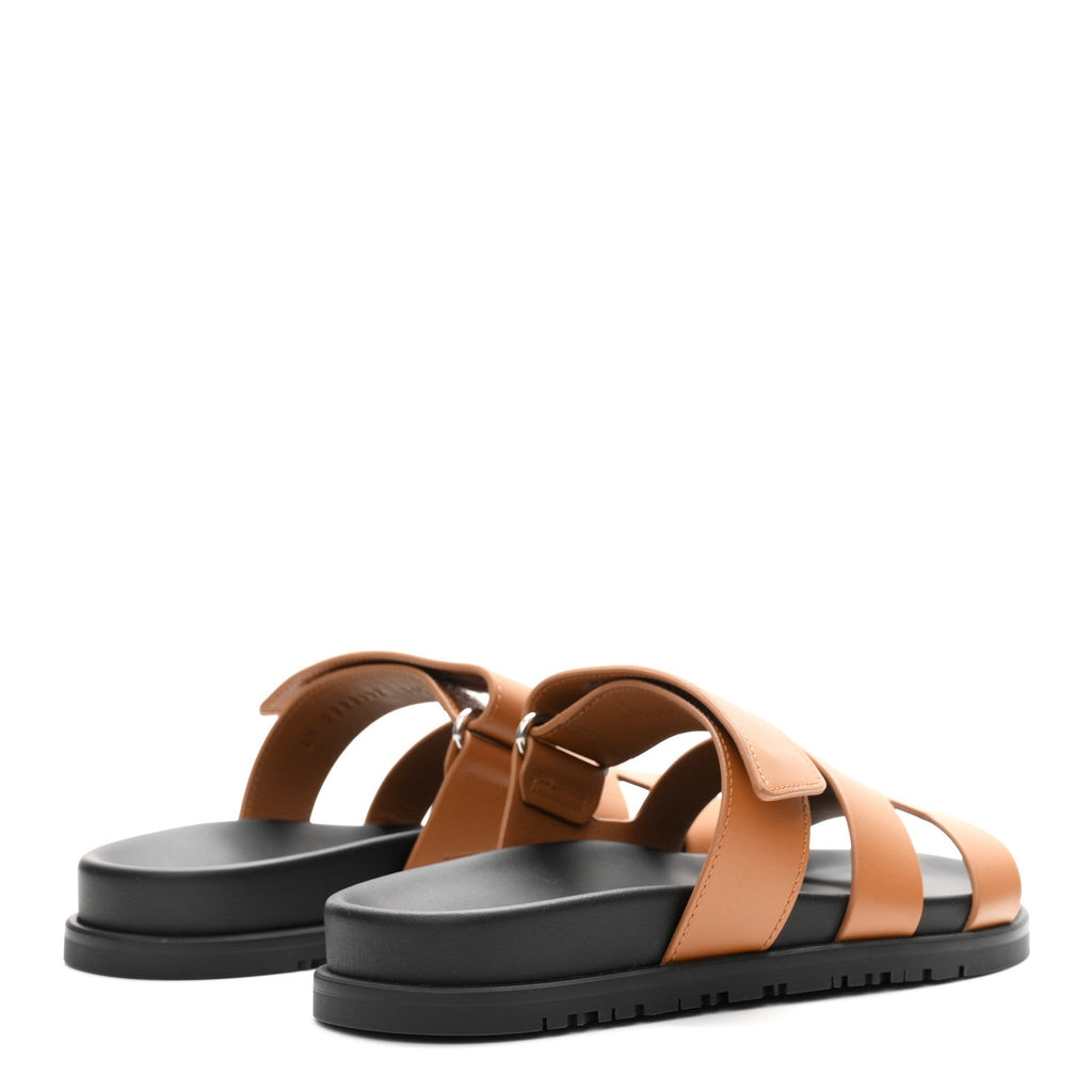 Calfskin Womens Chypre Sandals 36.5 Natural