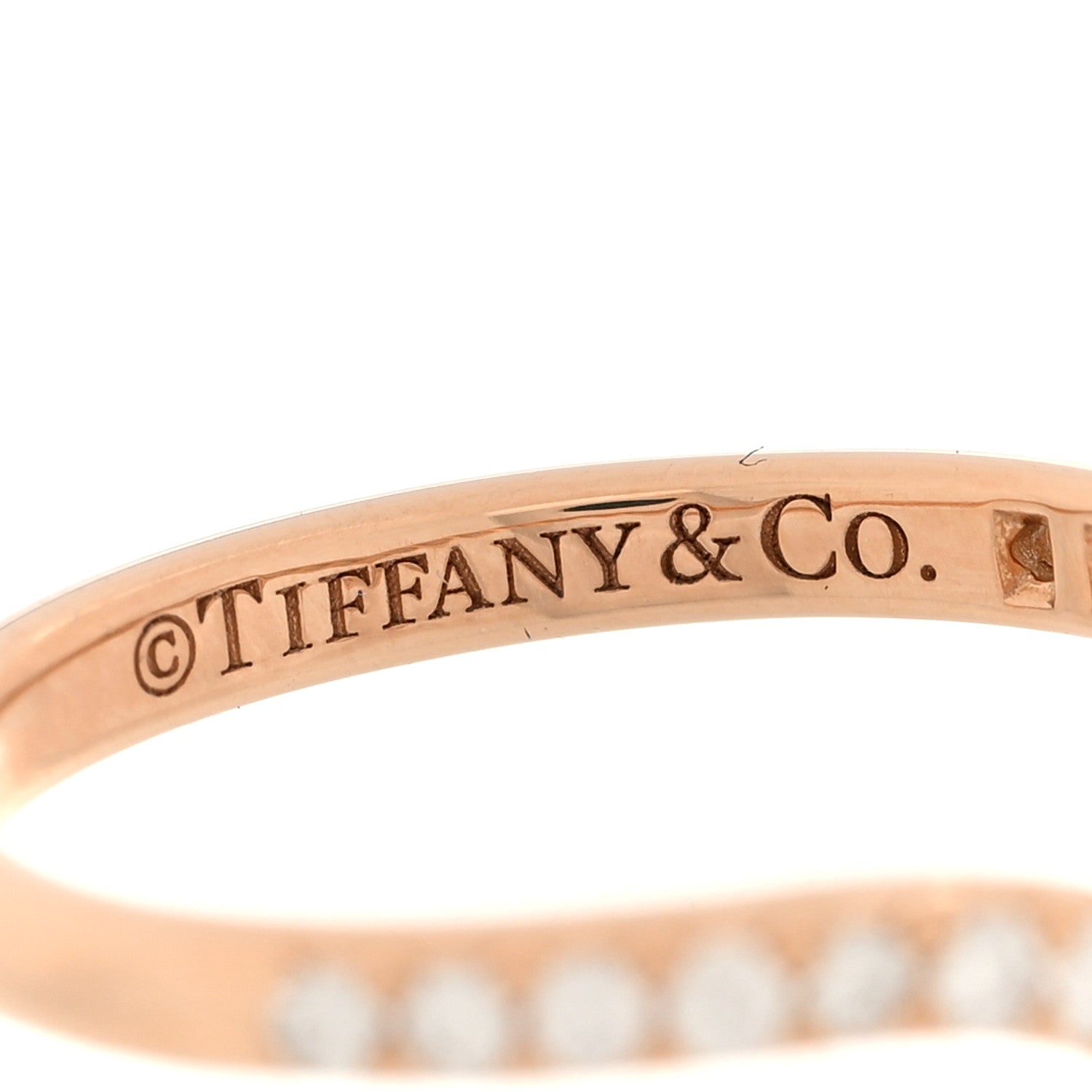 18K Rose Gold Diamond Soleste V Ring 46 3.5 49/5